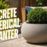 Concrete Spherical Planter