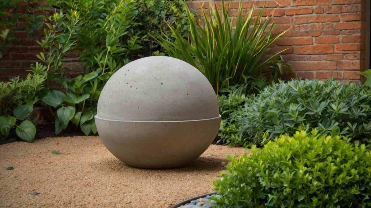 Spherical Planter - Let the Concrete Cure