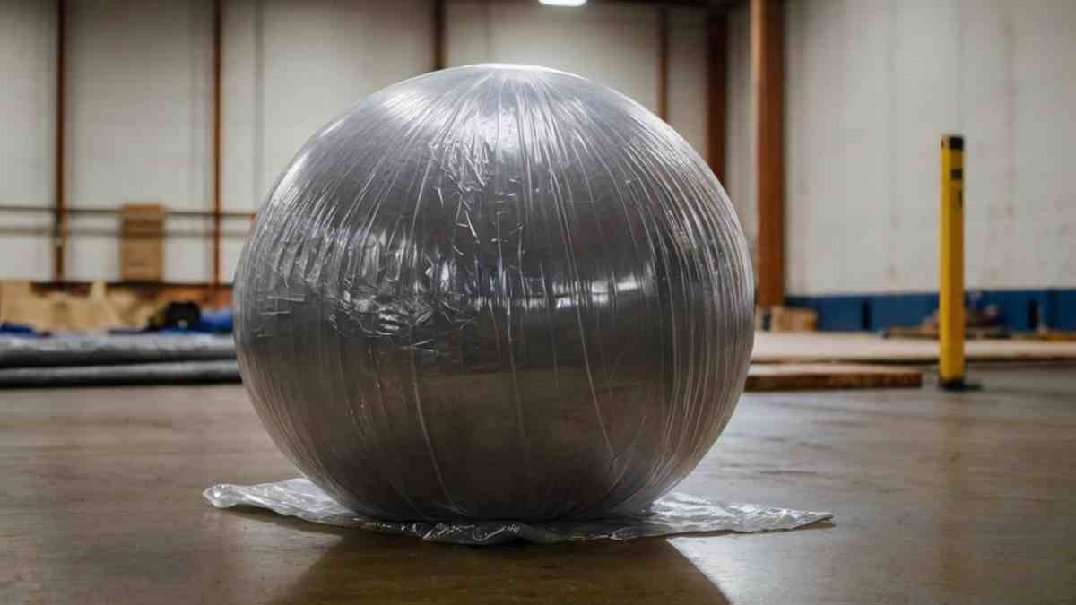 Spherical Planter- Plastic Wrap