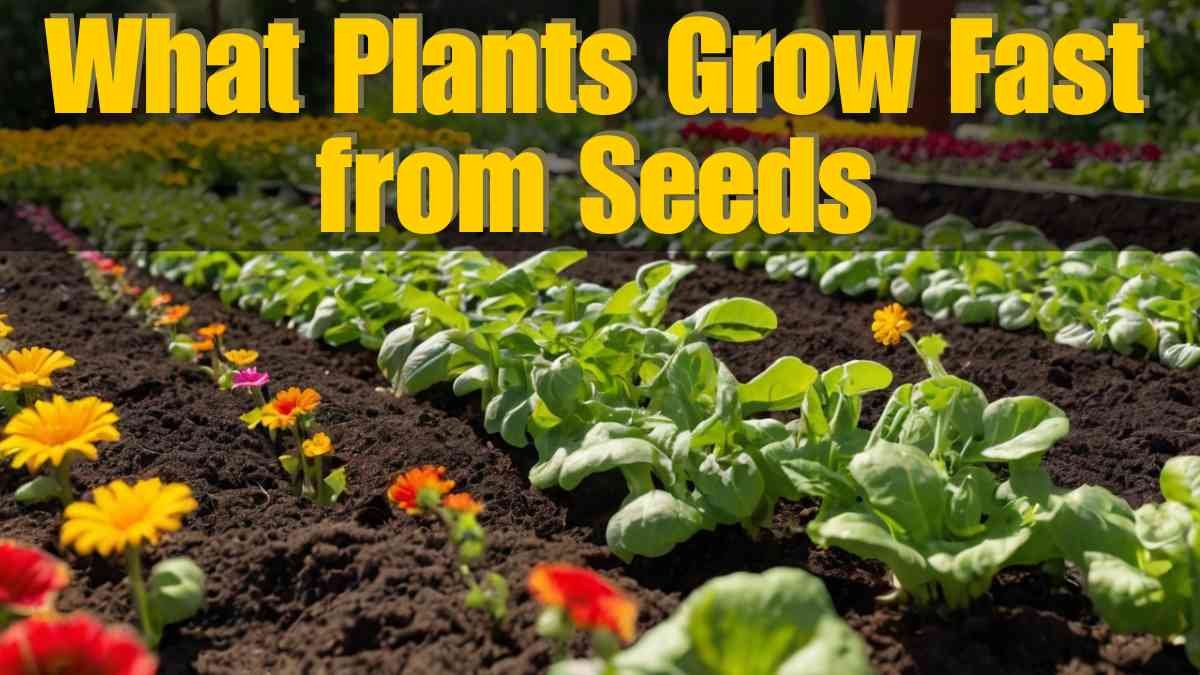 What Plants Grow Fast from Seeds